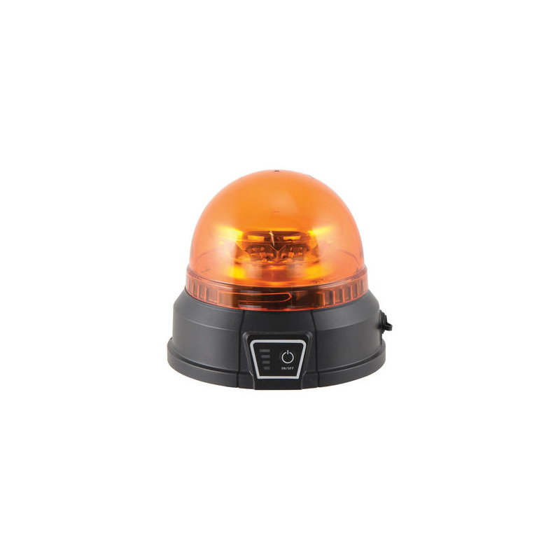 LED Warnblitzer Warnleuchte zur Absicherung orange/gelb mit Akku 